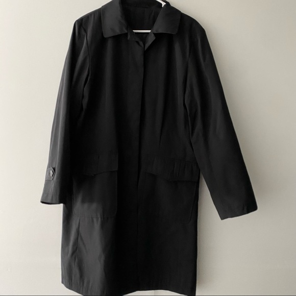 Regent Park Black trench coat classic - Picture 1 of 9